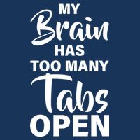 My brain has too many tabs open Infant Baby Jersey Bodysuit