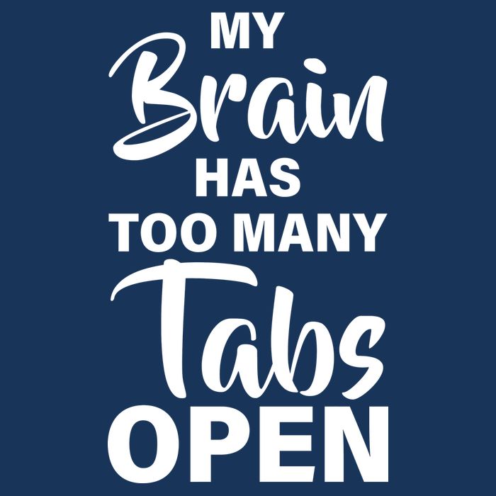 My brain has too many tabs open Infant Baby Jersey Bodysuit