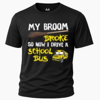 My Broom Broke Drive School Bus Cooling Performance Crew T-Shirt