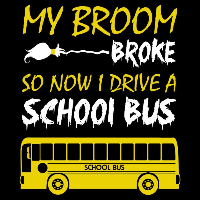 My Broom Broke So Now I Drive A School Bus 16 in Basic Backpack
