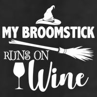 My Broomstick Runs On Wine Cool Comfort Performance Bucket Hat