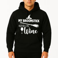 My Broomstick Runs On Wine Hoodie