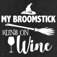 My Broomstick Runs On Wine 11oz C Handle Ceramic Mug