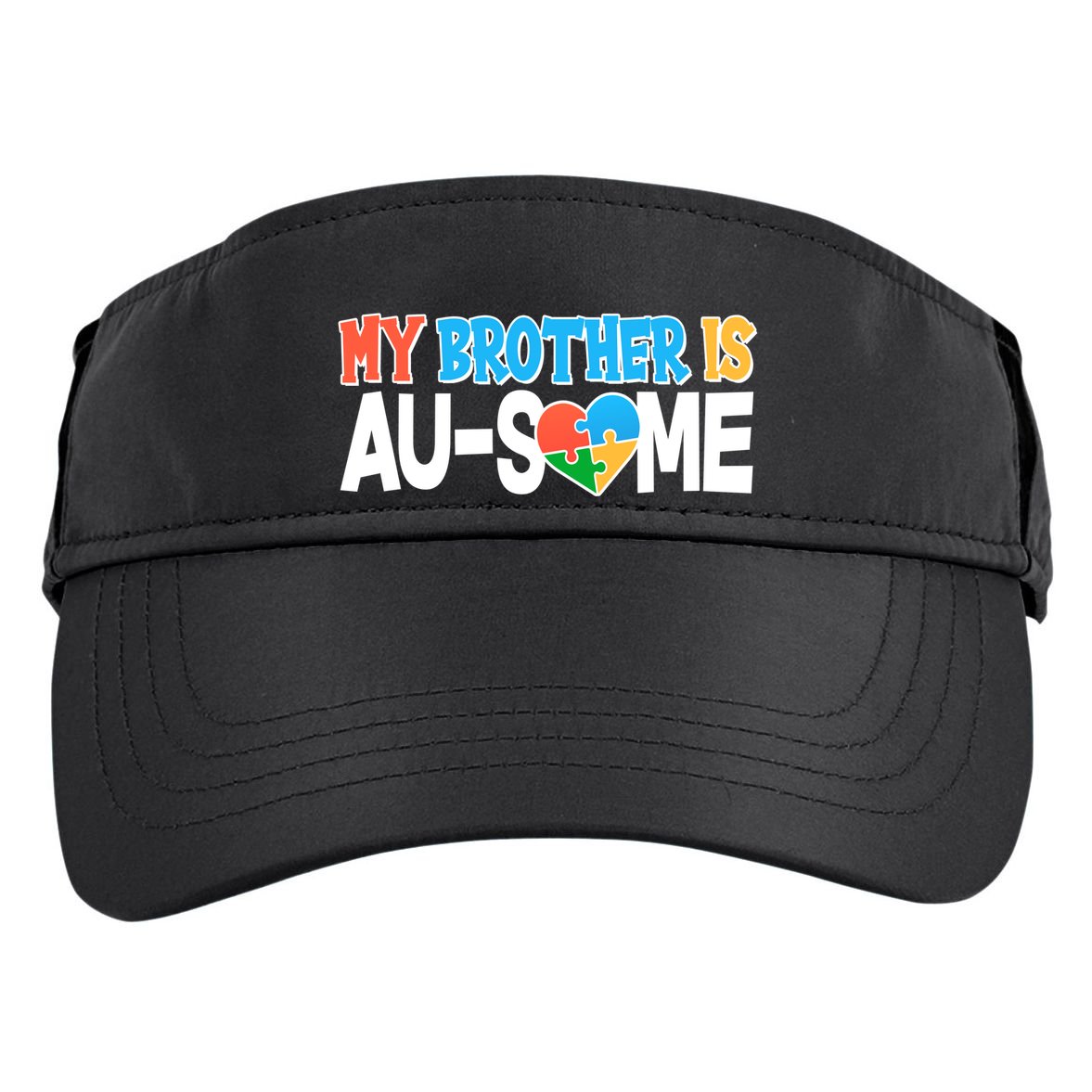 My Brother Is AU-SOME Autism Awareness Adult Drive Performance Visor