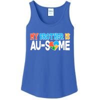 My Brother Is AU-SOME Autism Awareness Ladies Essential Tank