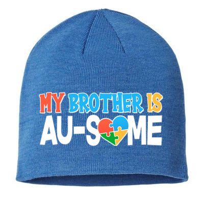 My Brother Is AU-SOME Autism Awareness Sustainable Beanie