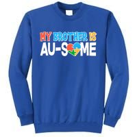 My Brother Is AU-SOME Autism Awareness Tall Sweatshirt