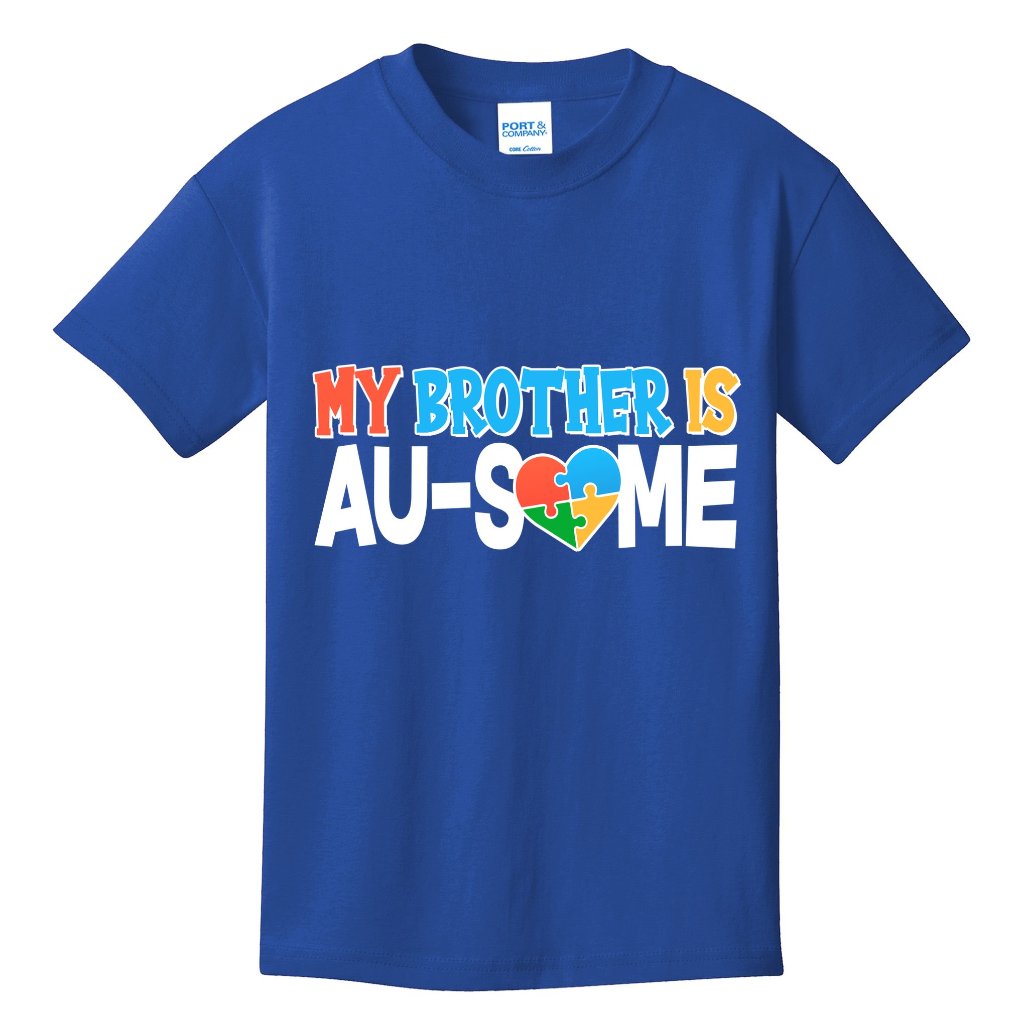 My Brother Is AU-SOME Autism Awareness Kids T-Shirt