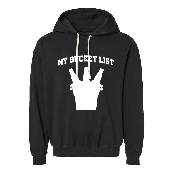 My Bucket List Garment-Dyed Fleece Hoodie