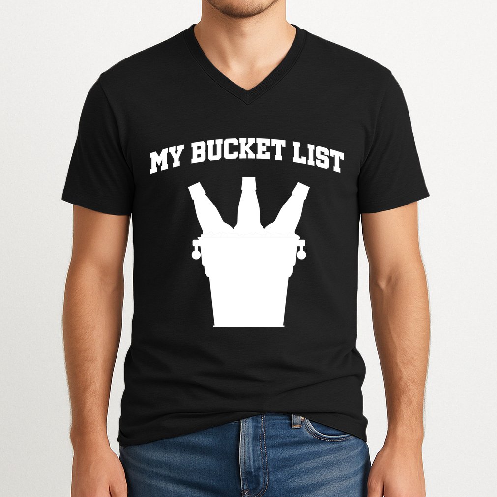 My Bucket List V-Neck T-Shirt