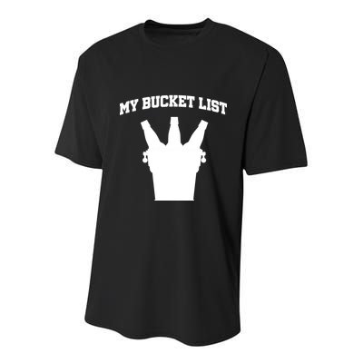 My Bucket List Youth Performance Sprint T-Shirt