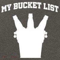 My Bucket List Cotton Canvas Backpack