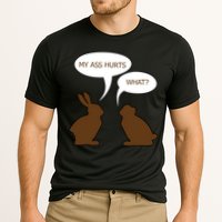 My Butt Hurts Funny Easter Chocolate Bunny Cooling Performance Crew T-Shirt