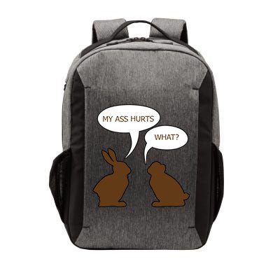 My Butt Hurts Funny Easter Chocolate Bunny Vector Backpack