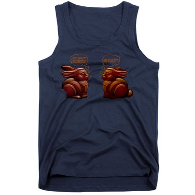 My Butt Hurts! What? Funny Easter Chocolate Bunny Bunnies Tank Top