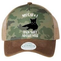 My Cat & I Talk Shit About You Legacy Tie Dye Trucker Hat