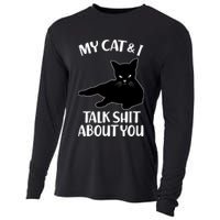My Cat & I Talk Shit About You Cooling Performance Long Sleeve Crew