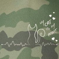 My Cat Is My heart Pulse Legacy Tie Dye Trucker Hat