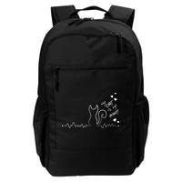 My Cat Is My heart Pulse Backpack