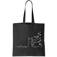 My Cat Is My heart Pulse Bag