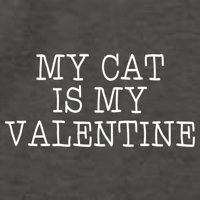 My Cat Is My Valentine Vector Backpack