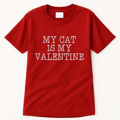 My Cat Is My Valentine Tall T-Shirt