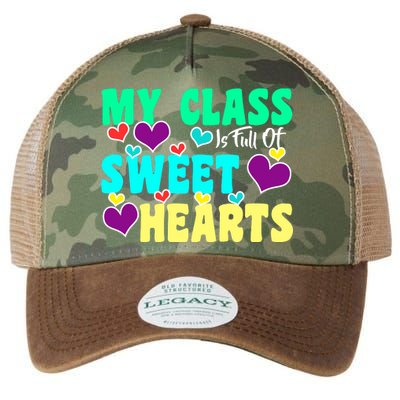 My Class Is Full Of Sweet Hearts Legacy Tie Dye Trucker Hat