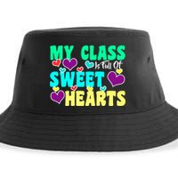 My Class Is Full Of Sweet Hearts Sustainable Bucket Hat