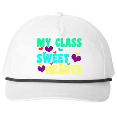 My Class Is Full Of Sweet Hearts Snapback Five-Panel Rope Hat