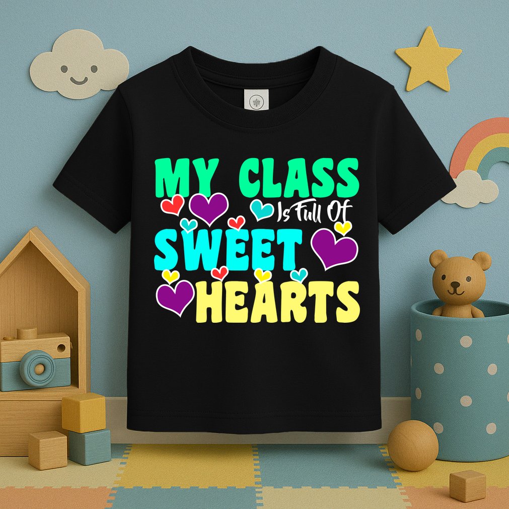My Class Is Full Of Sweet Hearts Toddler T-Shirt