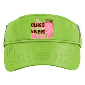 My Class Is Full Of Sweet Hearts Valentine's Day Adult Drive Performance Visor