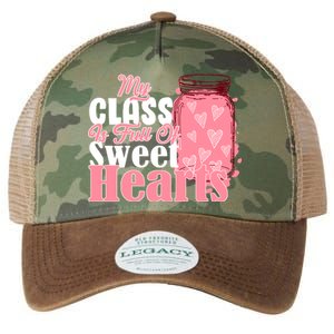 My Class Is Full Of Sweet Hearts Valentine's Day Legacy Tie Dye Trucker Hat