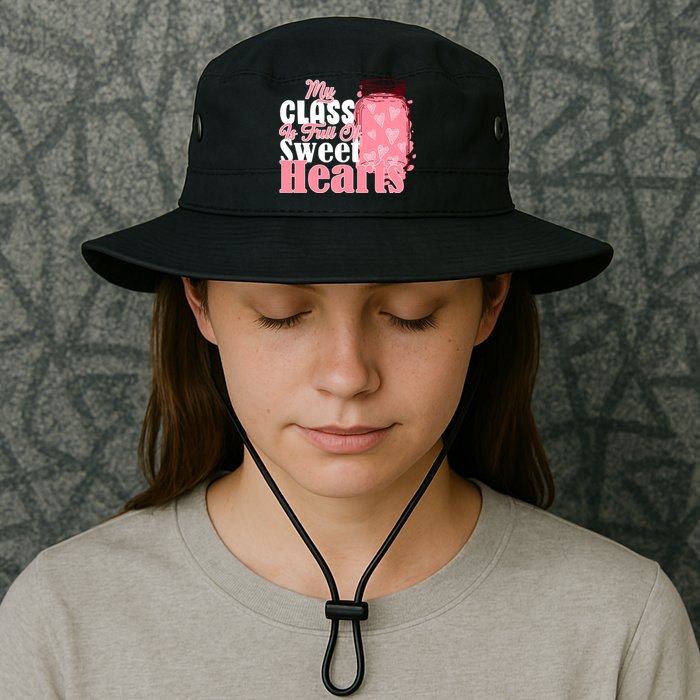 My Class Is Full Of Sweet Hearts Valentine's Day Bucket Hat