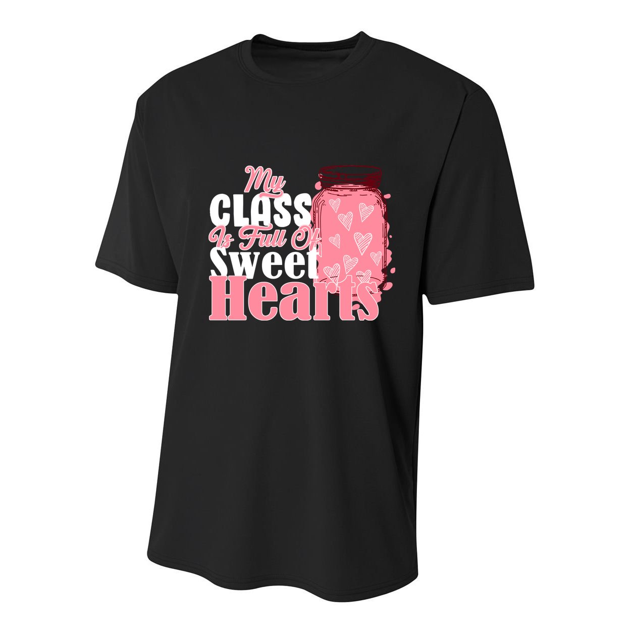 My Class Is Full Of Sweet Hearts Valentine's Day Youth Performance Sprint T-Shirt