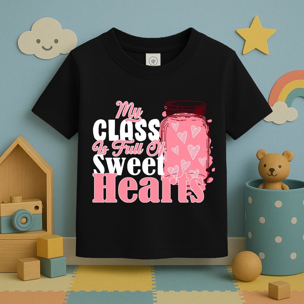 My Class Is Full Of Sweet Hearts Valentine's Day Toddler T-Shirt
