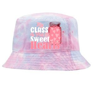 My Class Is Full Of Sweet Hearts Valentine's Day Tie-Dyed Bucket Hat