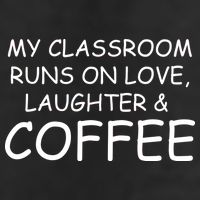 My Classroom Runs On Love Laughter Coffee  7 Panel Mesh Trucker Snapback Hat