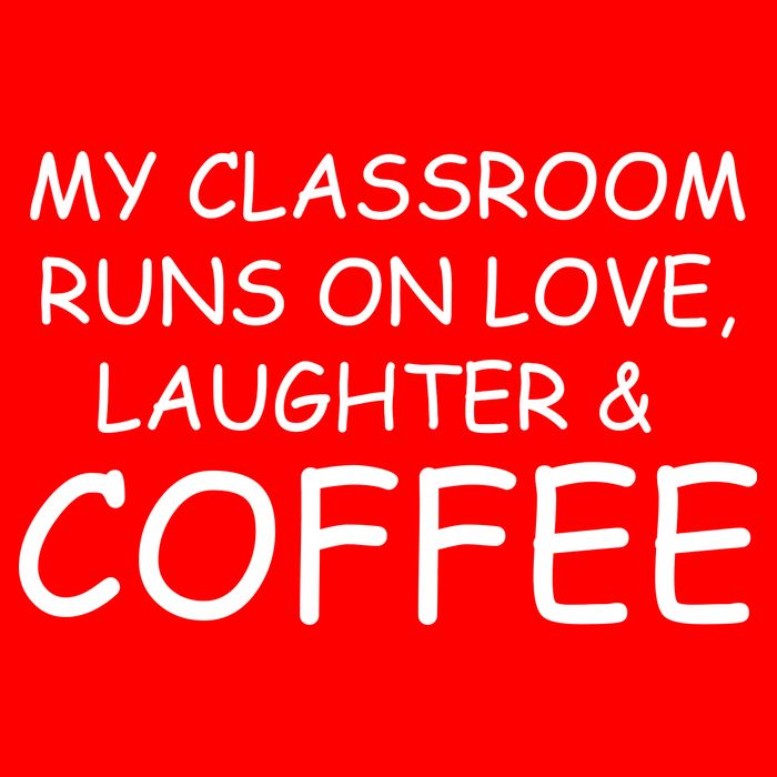 My Classroom Runs On Love Laughter Coffee  USA-Made Doggie Bandana