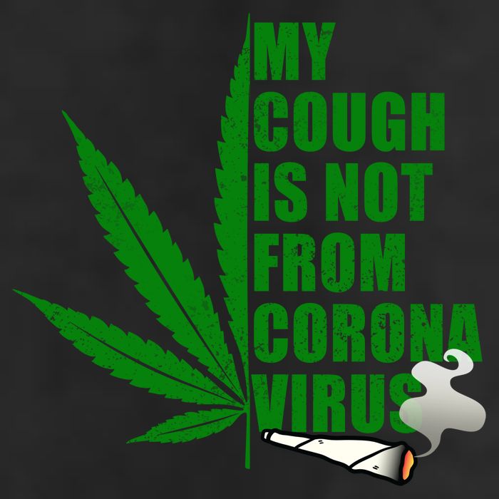 My Cough Is Not From Corona Virus 7 Panel Mesh Trucker Snapback Hat
