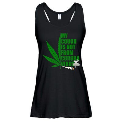 My Cough Is Not From Corona Virus Ladies Essential Flowy Tank