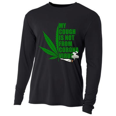 My Cough Is Not From Corona Virus Cooling Performance Long Sleeve Crew
