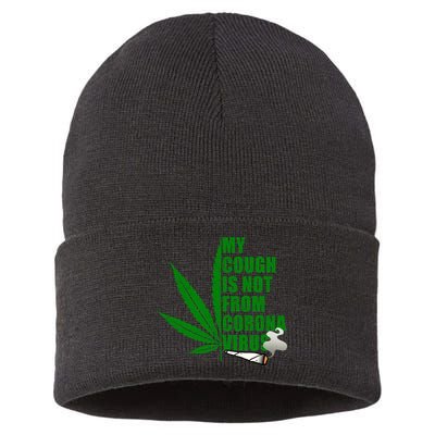 My Cough Is Not From Corona Virus Sustainable Knit Beanie