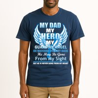 My Dad Hero Guardian Angel Never Gone From My Heart Tall T-Shirt