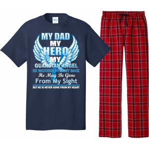 My Dad Hero Guardian Angel Never Gone From My Heart Pajama Set