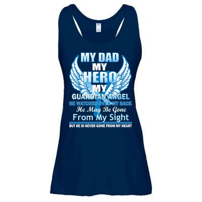 My Dad Hero Guardian Angel Never Gone From My Heart Ladies Essential Flowy Tank