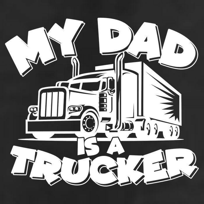 My Dad Is A Trucker Cute Adult Drive Performance Visor