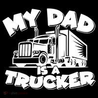 My Dad Is A Trucker Cute Tank Top