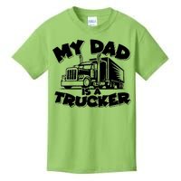 My Dad Is A Trucker Cute Kids T-Shirt