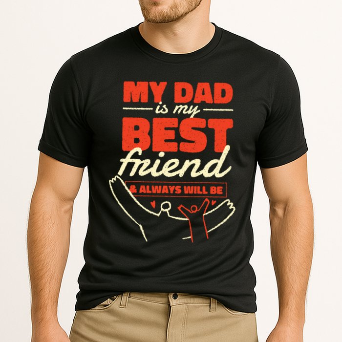 My Dad Is My Best Friend And Always Will Be Performance Shirt