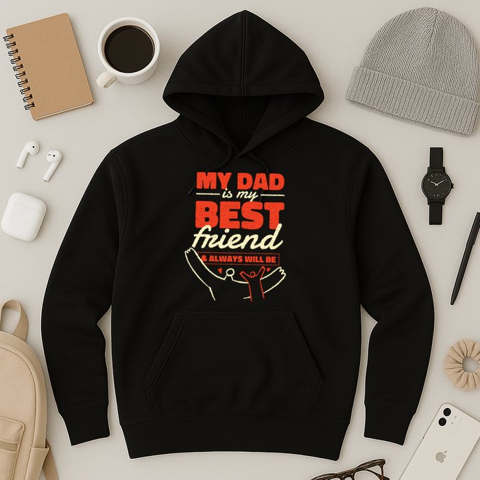 My Dad Is My Best Friend And Always Will Be Hoodie